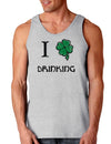 I Shamrock Drinking St Patricks Day Loose Tank Top-TooLoud-I-Shamrock-Drinking Ash-Gray-Small-Davson Sales