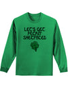 Lets Get Feckin Shetfaced Unisex Long Sleeve Shirt-Long Sleeve Shirt-TooLoud-Kelly Green-Small-Davson Sales