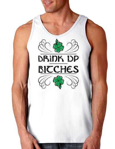 Drink Up Bitches St Patricks Day Loose Tank Top-TooLoud-Drink-Up-Bitches White-Small-Davson Sales