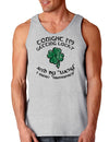 Getting Lucky Hammered St Patricks Day Loose Tank Top-TooLoud-Getting-Lucky-Hammered Ash-Gray-Small-Davson Sales