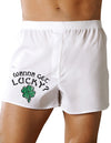St Patricks Day Fun Men's Boxer Shorts Underwear - Choose your Print-Boxer Shorts-TooLoud-Small-Wanna-Get-Lucky White-Davson Sales