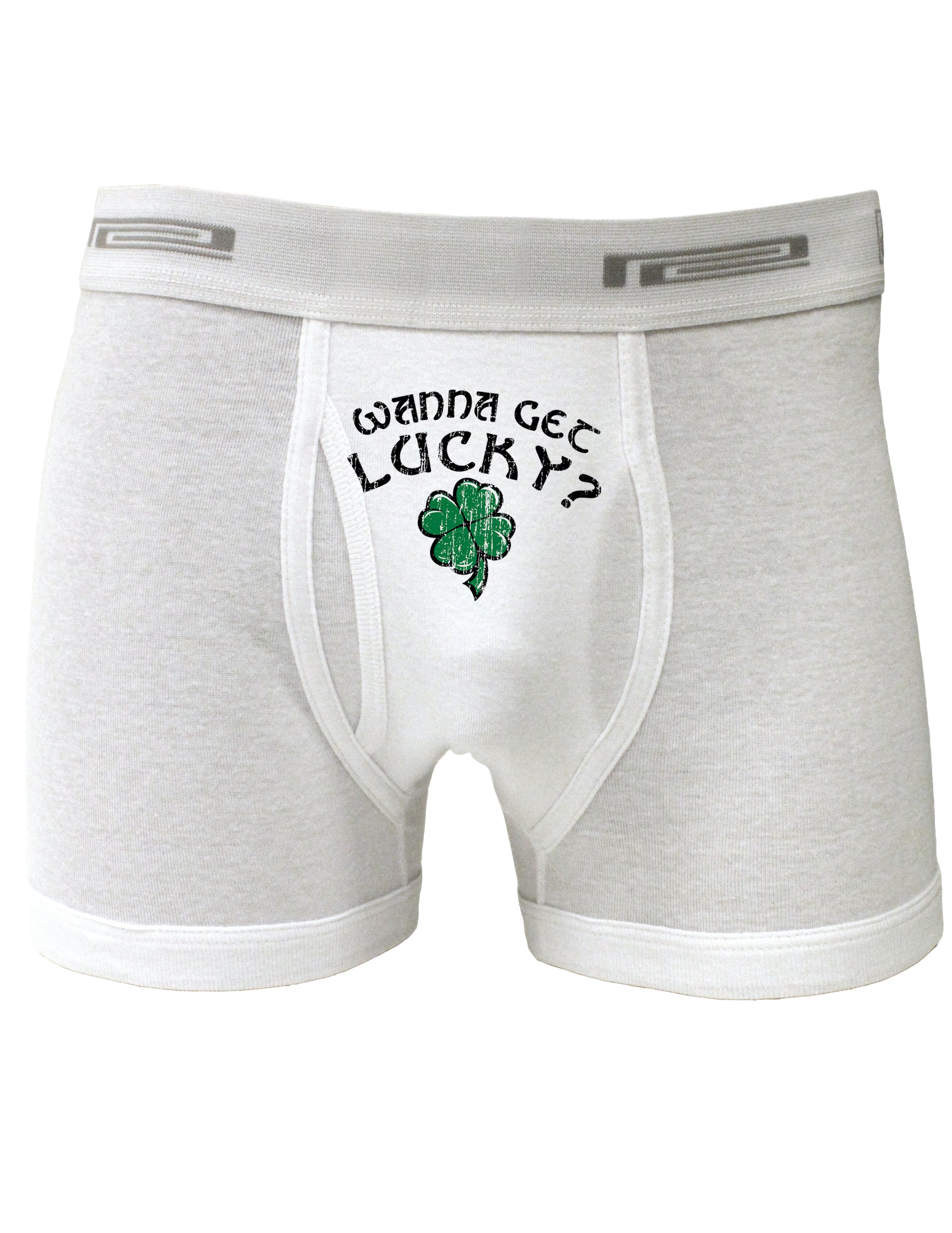 Wanna Get Lucky - St. Patrick's Day Boxer Briefs Davson Sales Wanna Get Lucky - St. Patrick's Day Boxer Briefs Davson Sales