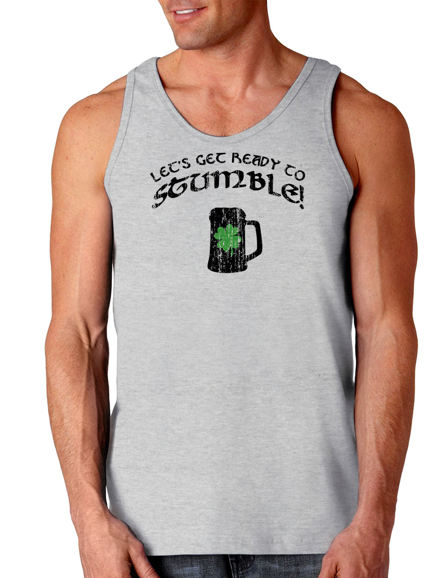 Lets Get Ready to Stumble St Patricks Day Loose Tank Top-TooLoud-Lets-Get-Ready-to-Stumble White-Small-Davson Sales