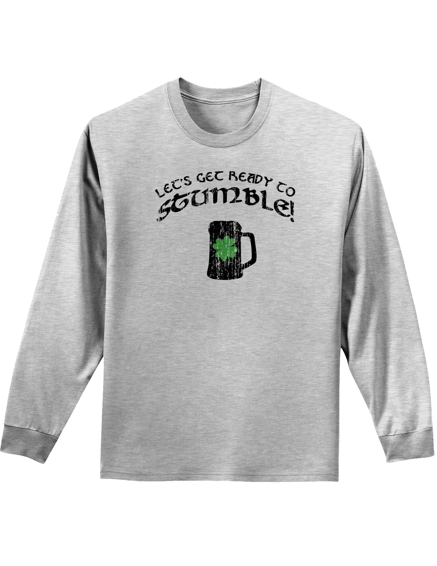 Lets Get Ready to Stumble Unisex Long Sleeve Shirt-Long Sleeve Shirt-TooLoud-Ash Gray-Small-Davson Sales