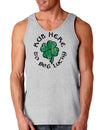 Rub Here to Get Lucky St Patricks Day Loose Tank Top-TooLoud-Rub-Here-to-Get-Lucky Ash-Gray-Small-Davson Sales