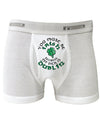 You Must Be Irish Because - St. Patrick's Day Boxer Briefs-Clothing-TooLoud-You-Must-Be-Irish-Because White-Small-Davson Sales