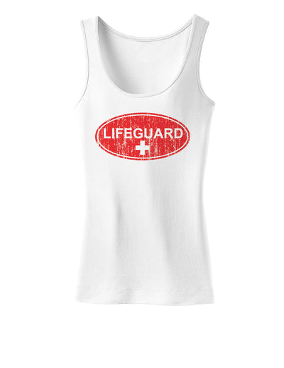 Lifeguard Womens Tank Top Shirt-Womens Tank Tops-TooLoud-Lifeguard White-X-Small-Davson Sales