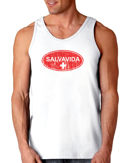 Salvavida Loose Tank Top-Loose Tank Top-TooLoud-Salvavida White-Small-Davson Sales