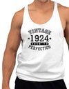 1924 - Vintage Birth Year Mens String Tank Top Brand-Men's String Tank Tops-TooLoud-White-Small-Davson Sales