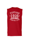 1926 - Vintage Birth Year Muscle Shirt Brand-TooLoud-Red-Small-Davson Sales