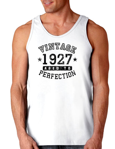 1927 - Vintage Birth Year Loose Tank Top Brand-Loose Tank Top-TooLoud-White-Small-Davson Sales