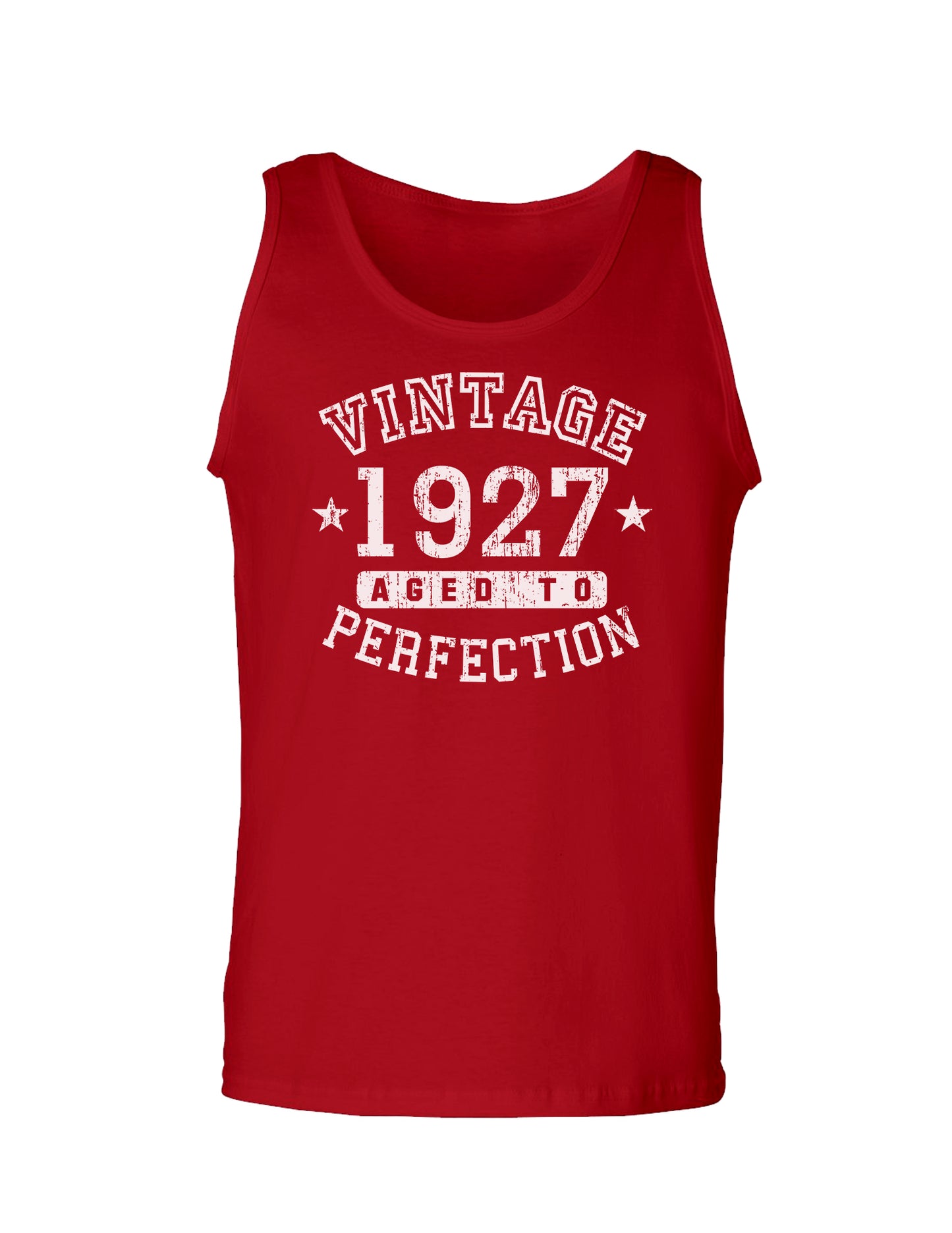 1927 - Vintage Birth Year Loose Tank Top Brand-Loose Tank Top-TooLoud-Red-Small-Davson Sales