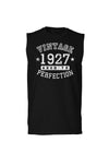1927 - Vintage Birth Year Muscle Shirt Brand-TooLoud-Black-Small-Davson Sales