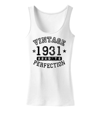 1931 - Vintage Birth Year Womens Tank Top Brand-Womens Tank Tops-TooLoud-White-X-Small-Davson Sales