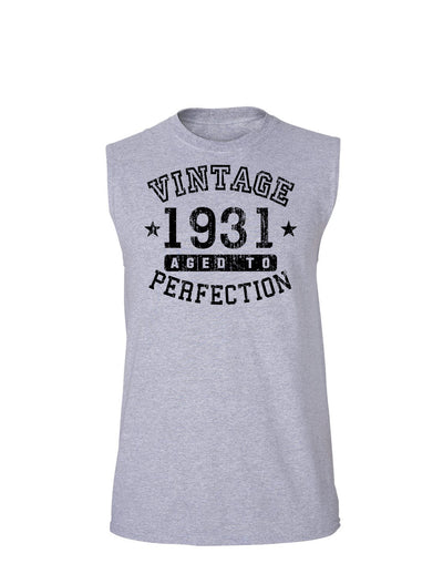1931 - Vintage Birth Year Muscle Shirt Brand-TooLoud-AshGray-Small-Davson Sales