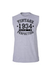 1934 - Vintage Birth Year Muscle Shirt Brand-TooLoud-AshGray-Small-Davson Sales