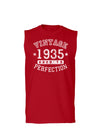 1935 - Vintage Birth Year Muscle Shirt Brand-TooLoud-Red-Small-Davson Sales