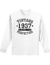 1937 - Vintage Birth Year Adult Long Sleeve Shirt Brand-Long Sleeve Shirt-TooLoud-White-Small-Davson Sales