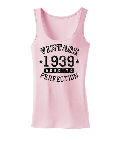 1939 - Vintage Birth Year Womens Tank Top Brand-Womens Tank Tops-TooLoud-SoftPink-X-Small-Davson Sales