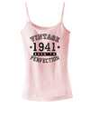 1941 - Vintage Birth Year Spaghetti Strap Tank Brand-Womens Spaghetti Strap Tanks-TooLoud-SoftPink-X-Small-Davson Sales