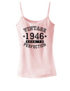 1946 - Vintage Birth Year Spaghetti Strap Tank Brand-Womens Spaghetti Strap Tanks-TooLoud-SoftPink-X-Small-Davson Sales