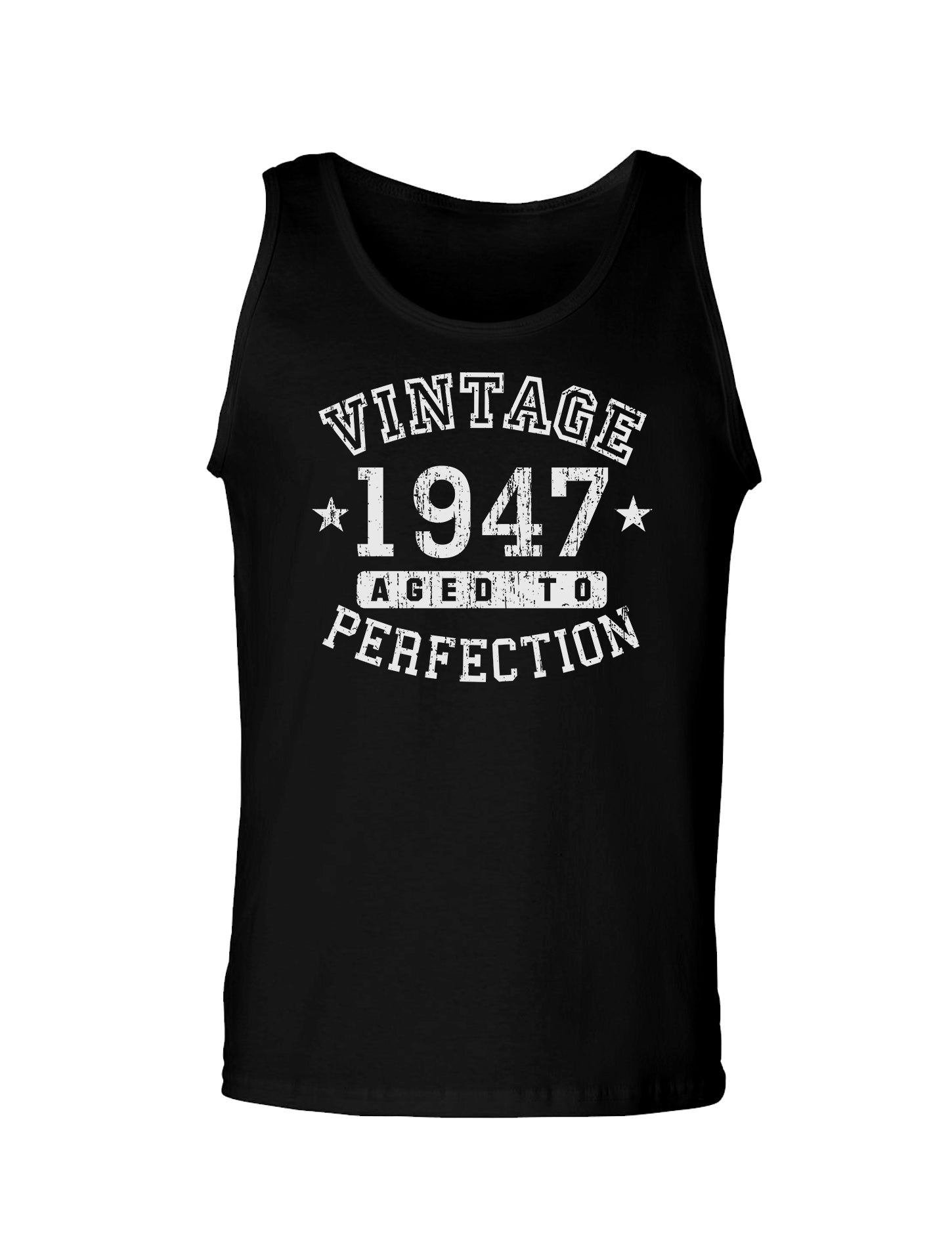 1947 - Vintage Birth Year Loose Tank Top Brand-Loose Tank Top-TooLoud-Black-Small-Davson Sales