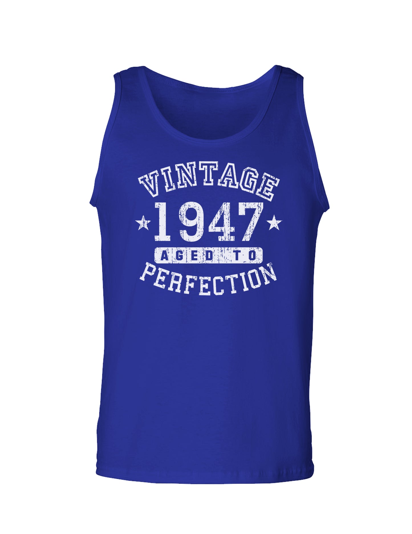 1947 - Vintage Birth Year Loose Tank Top Brand-Loose Tank Top-TooLoud-Royal Blue-Small-Davson Sales
