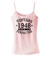 1948 - Vintage Birth Year Spaghetti Strap Tank Brand-Womens Spaghetti Strap Tanks-TooLoud-SoftPink-X-Small-Davson Sales