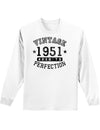 1951 - Vintage Birth Year Adult Long Sleeve Shirt Brand-Long Sleeve Shirt-TooLoud-White-Small-Davson Sales