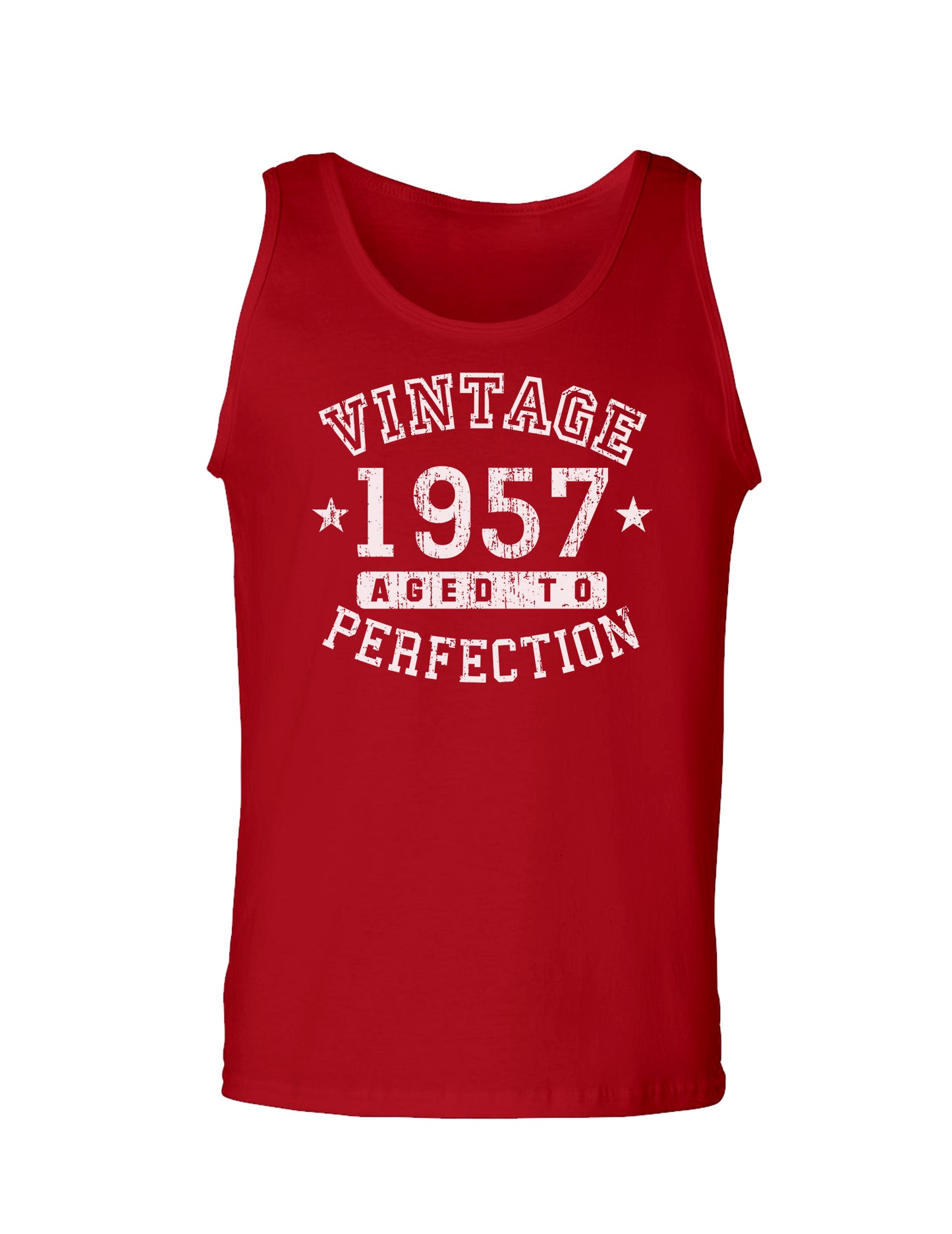 1957 - Vintage Birth Year Loose Tank Top Brand-Loose Tank Top-TooLoud-Red-Small-Davson Sales