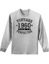 1960 - Vintage Birth Year Adult Long Sleeve Shirt Brand-Long Sleeve Shirt-TooLoud-AshGray-Small-Davson Sales