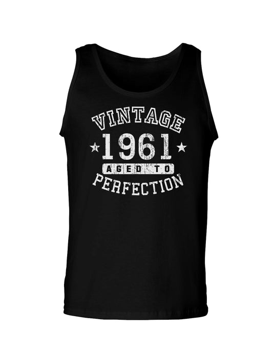 1961 - Vintage Birth Year Loose Tank Top Brand-Loose Tank Top-TooLoud-Black-Small-Davson Sales