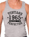 1965 - Vintage Birth Year Mens Ribbed Tank Top Brand-Mens Ribbed Tank Top-TooLoud-Heather-Gray-Small-Davson Sales