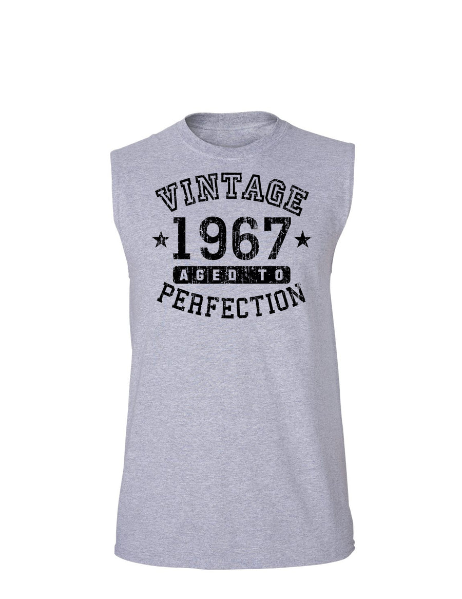 1967 - Vintage Birth Year Muscle Shirt Brand-TooLoud-White-Small-Davson Sales