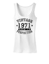 1971 - Vintage Birth Year Womens Tank Top Brand-Womens Tank Tops-TooLoud-White-X-Small-Davson Sales