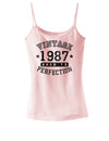 1987 - Vintage Birth Year Spaghetti Strap Tank Brand-Womens Spaghetti Strap Tanks-TooLoud-SoftPink-XX-Large-Davson Sales
