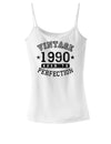 1990 - Vintage Birth Year Spaghetti Strap Tank Brand-Womens Spaghetti Strap Tanks-TooLoud-White-XX-Large-Davson Sales