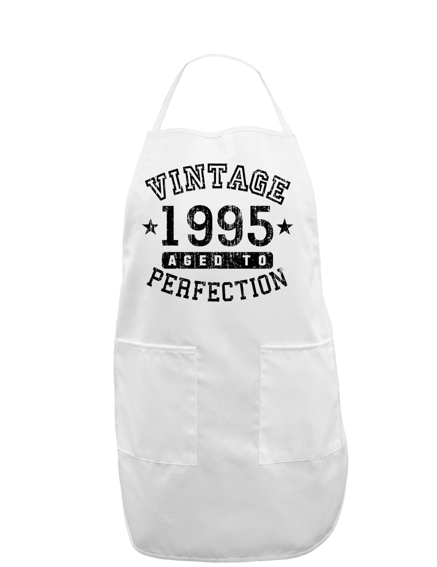 1995 - Vintage Birth Year Adult Apron Brand-Bib Apron-TooLoud-White-One-Size-Davson Sales