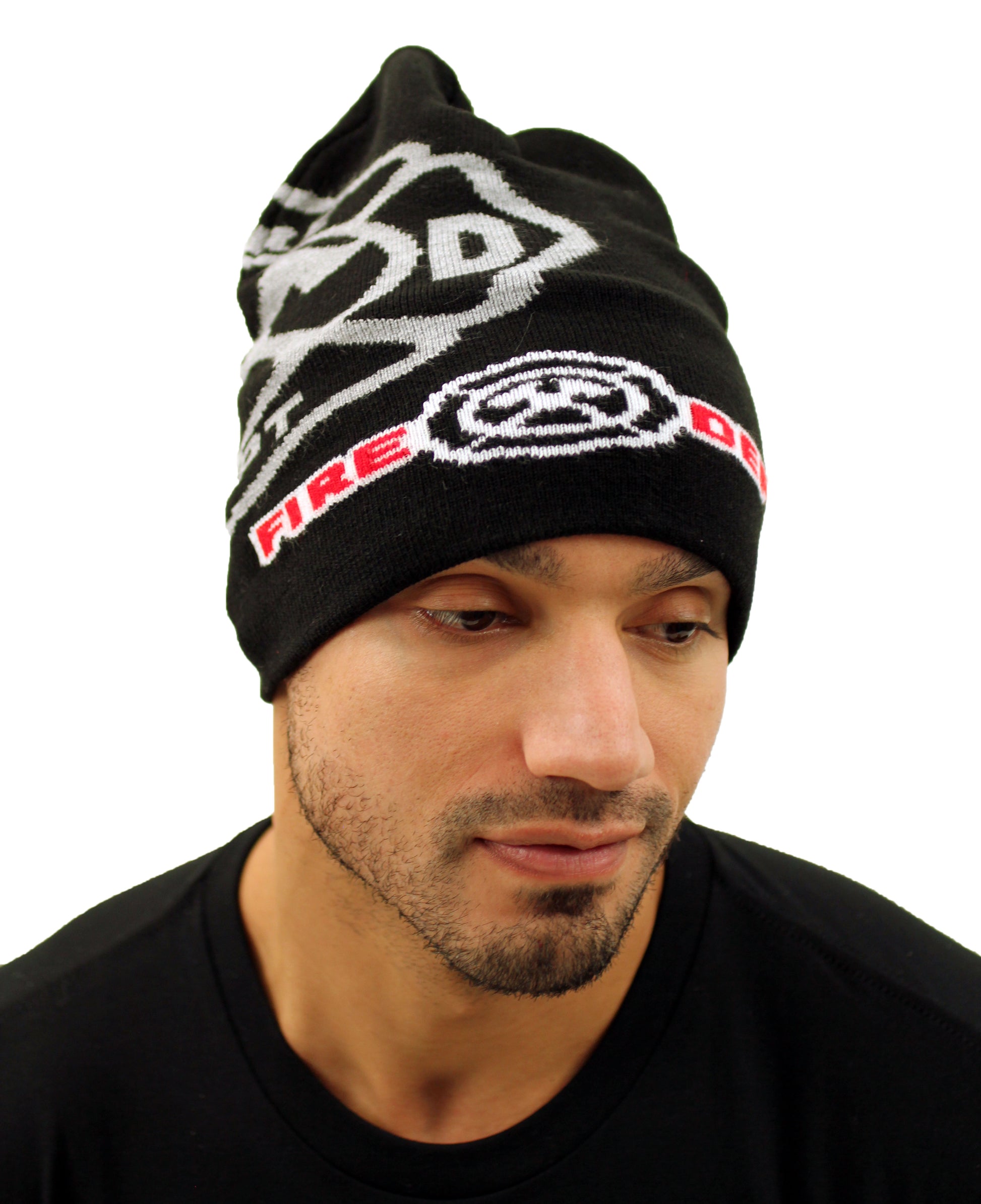 Firefighter Badge Premium Knit Beanie-knit beanie-Davson Sales-Davson Sales