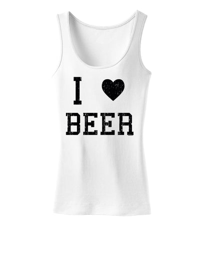 I Heart Beer Womens Tank Top-Womens Tank Tops-TooLoud-White-X-Small-Davson Sales