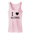 I Heart Alcohol Womens Tank Top-Womens Tank Tops-TooLoud-Soft-Pink-X-Small-Davson Sales