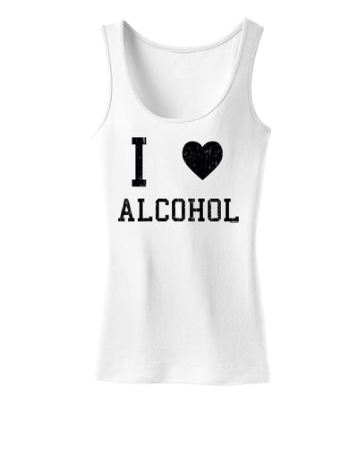 I Heart Alcohol Womens Tank Top-Womens Tank Tops-TooLoud-White-X-Small-Davson Sales