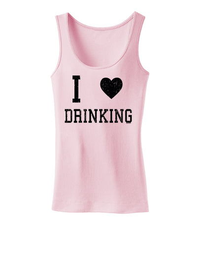 I Heart Drinking Womens Tank Top-Womens Tank Tops-TooLoud-Soft-Pink-X-Small-Davson Sales