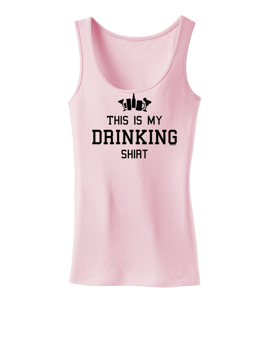 This Is My Drinking Shirt Womens Tank Top-Womens Tank Tops-TooLoud-White-X-Small-Davson Sales