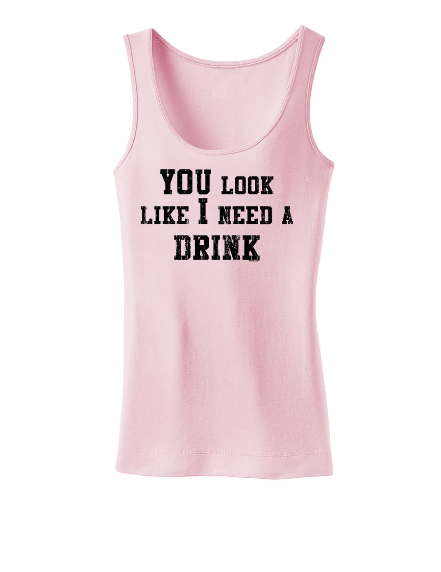 You Look Like I Need a Drink Womens Tank Top-Womens Tank Tops-TooLoud-White-X-Small-Davson Sales