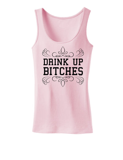 Drinking Shirt Drink Up Bitches Womens Tank Top-Womens Tank Tops-TooLoud-Soft-Pink-X-Small-Davson Sales