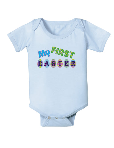 My First Easter Infant Onesie-TooLoud-Light-Blue-06-Months-Davson Sales