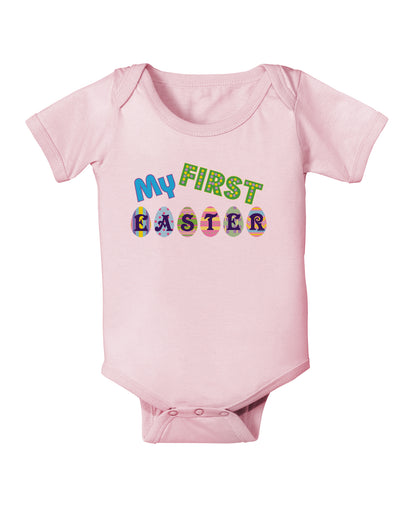 My First Easter Infant Onesie-TooLoud-Light-Pink-06-Months-Davson Sales