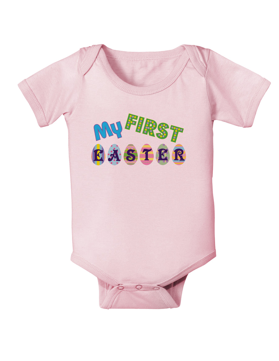 My First Easter Infant Onesie-TooLoud-White-06-Months-Davson Sales