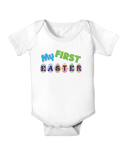 My First Easter Infant Onesie-TooLoud-White-06-Months-Davson Sales